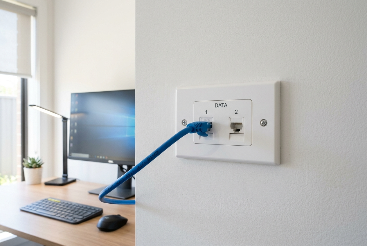 Data and Network Cabling for Gosford Homes and Home Offices